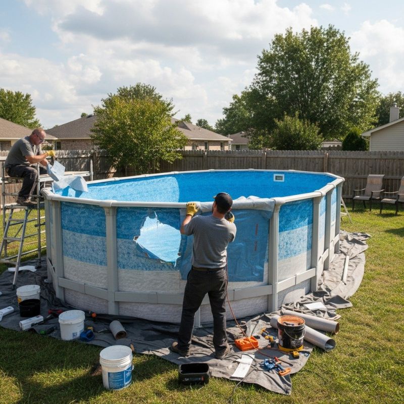 Above Ground Pool Liner Repair