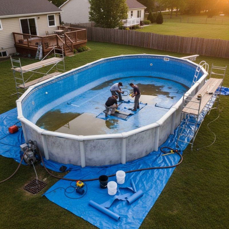 Above Ground Pool Liner Repair