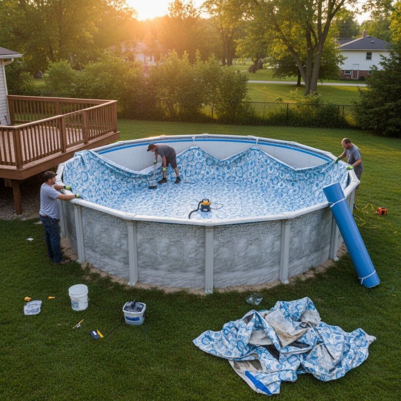 Above Ground Pool Liner Repair